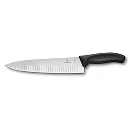 Кухонний ніж Victorinox SwissClassic Carving лезо 25см ріфл. з чорн. ручкою у подар.упак. - мініатюра 2