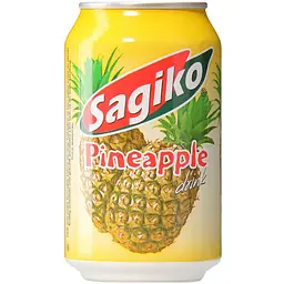 Напій негазований з ананасовим соком Sagiko 320мл