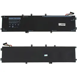 Акумулятор Dell 4GVGH (XPS 15 9550 (ВЕРСІЯ 1)) 11.4V 7260 mAh 84Wh Black