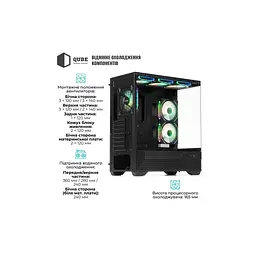 Корпус для ПК Qube FORT_GBNU3 - мініатюра 4