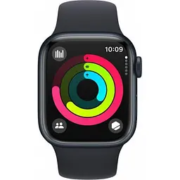 Смарт-годинник Apple Watch Series 9 GPS 45 mm Midnight Aluminum Case w. Midnight Sport Band-S/M (MR993) - мініатюра 4