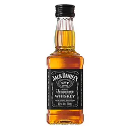Упаковка віскі Jack Daniel's Tennessee Old No.7 40% 0.5 л (0.05 л х 10 шт.) - мініатюра 2