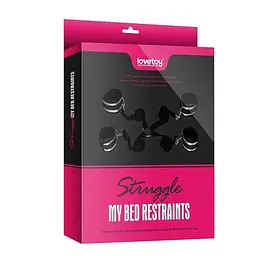 Набір для бондажу Bed Restraints (чорний)