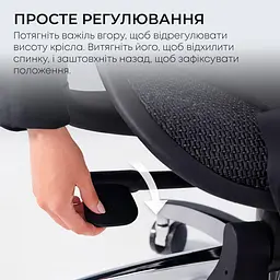 Офісне крісло Sihoo DORO C300L Mesh Black with footrest (DORO-C300L-A3-101-JT) - мініатюра 13