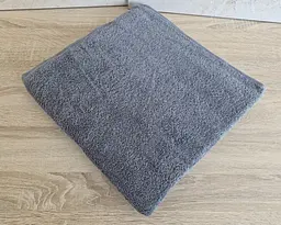 Рушник турецький махровий однотонний Gulcan 70х140 сірий Grey щільність 480 г/м2 петля 16/1
