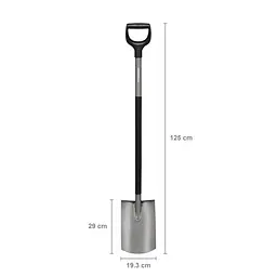 Лопата з заокругленим лезом Fiskars Ergonomic (1066710) - мініатюра 2