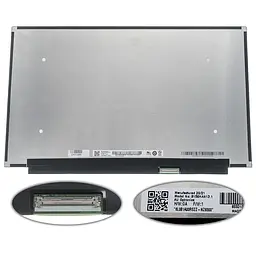 Матриця 15.6 B156HAN13.1 1920х1080, 40pineDP, IPS, 120HZ, 16.7M, 45% NTSC, LED, SLIM без планок та вушок, матова, роз'єм праворуч знизу