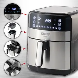 Аерофритюрниця 1700 Вт 9 програм 5 л Camry CR 6311 Air fryer - мініатюра 2