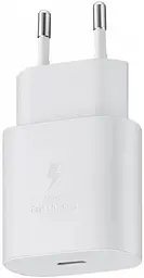 Мережевий зарядний пристрій Samsung 25W PD Power Adapter (w/o cable) White (EP-TA800NWE) (EU)