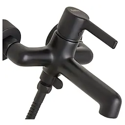 Змішувач для ванни Haiba Markus 009 Euro Black HB3975 Чорний матовий - мініатюра 2