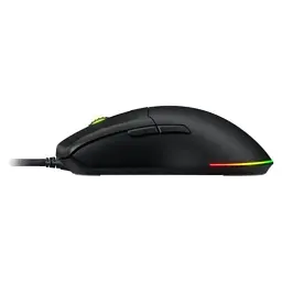 Миша Hator Pulsar 3 Pro, Black, USB, оптична (сенсор PixArt PMW 3395), до 26000 dpi, 50G, RGB підсвічування, перемикачі Hator Optical Yellow 100M / Kailh 3M, 1.8 м (HTM620) - мініатюра 3