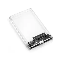 Кишеня зовнішня Dynamode 2.5" SATA HDD/SSD USB 3.0 Transparent (DM-CAD-25316) - мініатюра 3