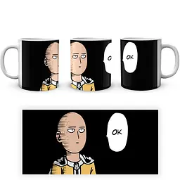Кухоль GeekLand Ванпанчмен One Punch Man Сайтама OPM 02.30 330 мл білий - мініатюра 3