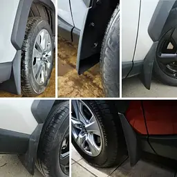 Бризковики для Toyota Rav 4 2018- 2WD ДВЗ Комплект 4 шт (BTYRV2221-2WD) - мініатюра 2