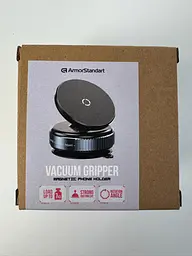 Автотримач для телефону ArmorStandart Vacuum Gripper black магнітний - мініатюра 4