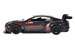 Іграшкова гоночна машинка Bentley Continental GT3 1:43 Автопром металева 4345/4364, в коробці нар. 14,5х6,5х7см - мініатюра 2
