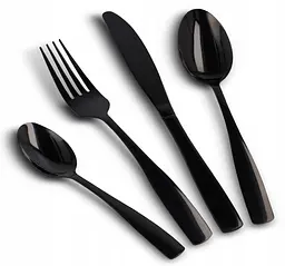 Столовий набір Coock Line STA0587 black, 24 предмети - мініатюра 1