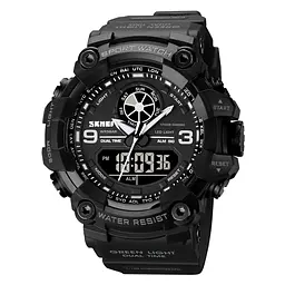 Наручний годинник чоловічий Skmei 1818 Black, 1818BK (12270)