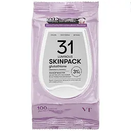 Освітлюючі маски-пади з глутатіоном VT Cosmetics Skin Pack Luminous 100 шт. (VTC110)