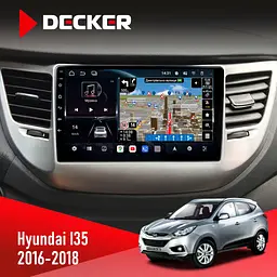 Штатна магнітола Hyundai ix35 2016-2018 Decker D9-011 4x64, DSP, 4G, 360 Decker (НФ-00005751)