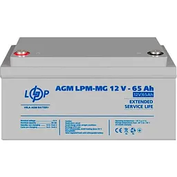 Акумулятор LogicPower AGM-MG 12V/65Ah/780Wh [3872] [109364] - мініатюра 2