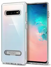 Чохол прозорий із підставкою Spigen Slim Armor Crystal Hybrid 605CS25388 для Samsung Galaxy S10 (6.1") Clear - мініатюра 6