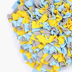 Килимок для нюхання для собак Derby Bone Shape Pet Snuffle Mat, Yellow - мініатюра 3