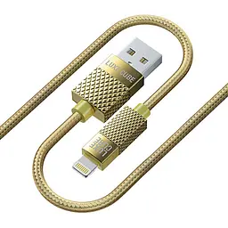 Кабель Luxe Cube Premium USB-Lightning, 1м, золотистий (8886668686150)