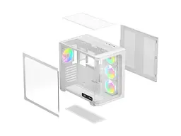 Корпус OCYPUS Iota C70 Curve ARGB White (IOTA-C70-WHD400CD-GL) - мініатюра 9