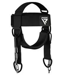 Тяга для шиї RDX H2 Neck Harness Black Plus (WAN-H2B+) - мініатюра 2
