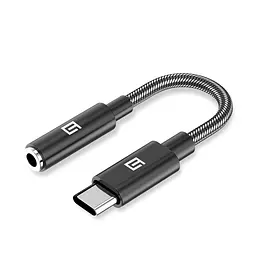Аудіо-кабель Armorstandart USB Type-C Male to 3.5mm (mini-Jack) Female Black (ARM76887) - мініатюра 1