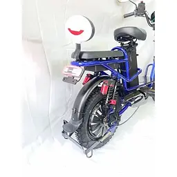 Електровелосипед Minako Monster Pro 16" 1000W 60V 30Ah гідравлічні гальма синій - мініатюра 5
