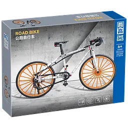 Конструктор велосипед ZHEGAO ROAD BIKE шосейний спортивний 244 деталі - мініатюра 2