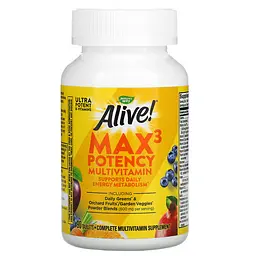 Мультивітаміни із Залізом Max3 Potency (With Iron) - 90 таблеток - мініатюра 4