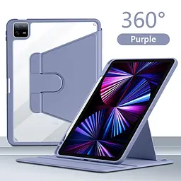 Чохол TPUCristal Pen holder 360 для Xiaomi Pad 6 / 6 Pro 11 2023 Фіолетовий - мініатюра 7