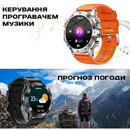 Смарт-годинник Uwatch Smart Delta K52 Black 2 ремінці (3138) - мініатюра 4