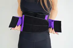 Пояс-корсет для поддержания спины Power System PS-6031 Waist Shaper Purple S/M - миниатюра 3