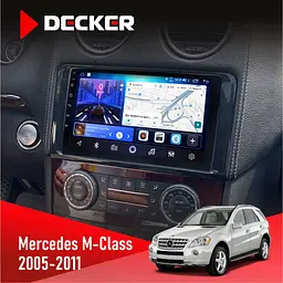 Штатна магнітола Mercedes-Benz ML-Class (W164) 2005-2011 Decker D9-006 4x64, 4G Decker (НФ-00003714)