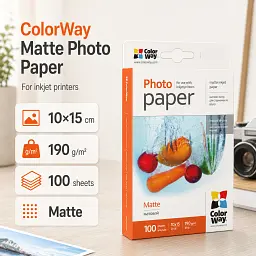 Фотопапір ColorWay 10x15 190г matte, 100с (PM1901004R) - мініатюра 5