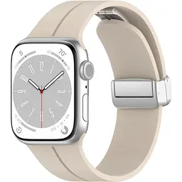 Ремінець DK CDK для Apple Watch 40mm (Series 4 / 5 / 6 / SE1 / SE2) Silicone Sport Magnetic (017247) (ivory /