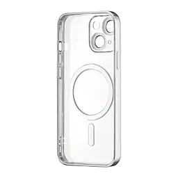 Чохол Ductil Metallic Edge with MagSafe (Protected Camera & Lens) iPhone 15 Silver - мініатюра 3