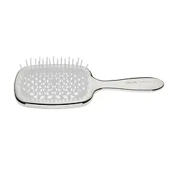 Гребінець SUPER BRUSH Срібло з білим Janeke - мініатюра 2