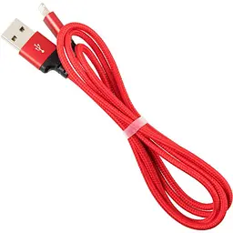 USB Cable Hoco X14 Times Speed Lightning Red/Black 2m - мініатюра 3