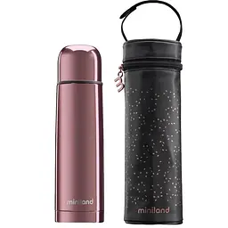 Термос Miniland Deluxe Thermos Rose з термосумкою, рожевий, 500 мл (89257)