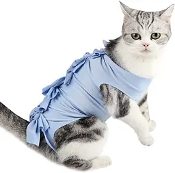 Одяг для котів після операції Holley Bow-knots Blue L