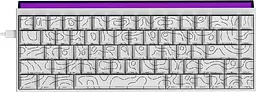 Клавіатура Ajazz NK68 Red switches Side contour White (NK68-R-S-W)