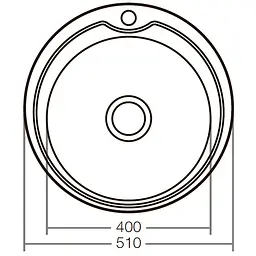 Мийка кухонна ZERIX Z510-08-180E satin (ZX1586) - мініатюра 4