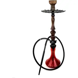 Кальян KARMA HOOKAH 3.3 Brown (Craft Crash Red) - мініатюра 2