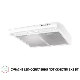 Витяжка плоска Perfelli PL 5144 W LED - мініатюра 4