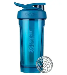 Шейкер спортивний (пляшка) BlenderBottle Strada Tritan 28oz/820 мл Ocean Blue (Original) (Strada_28oz_Ocean_Blue) - мініатюра 1